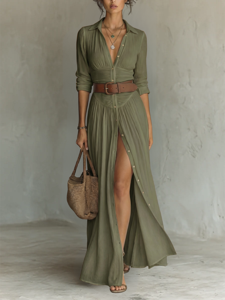 Elegant Cotton Maxi Dress 🤍| Boho Chic, Effortless & Timeless