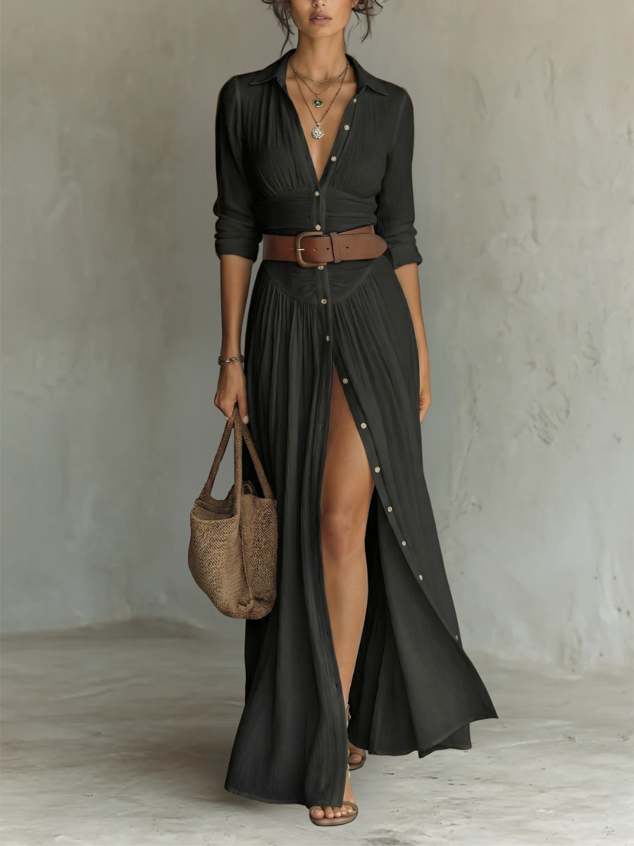 Elegant Cotton Maxi Dress 🤍| Boho Chic, Effortless & Timeless