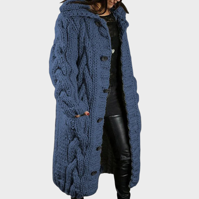 Karina Cozy Cable Knit Cardigan