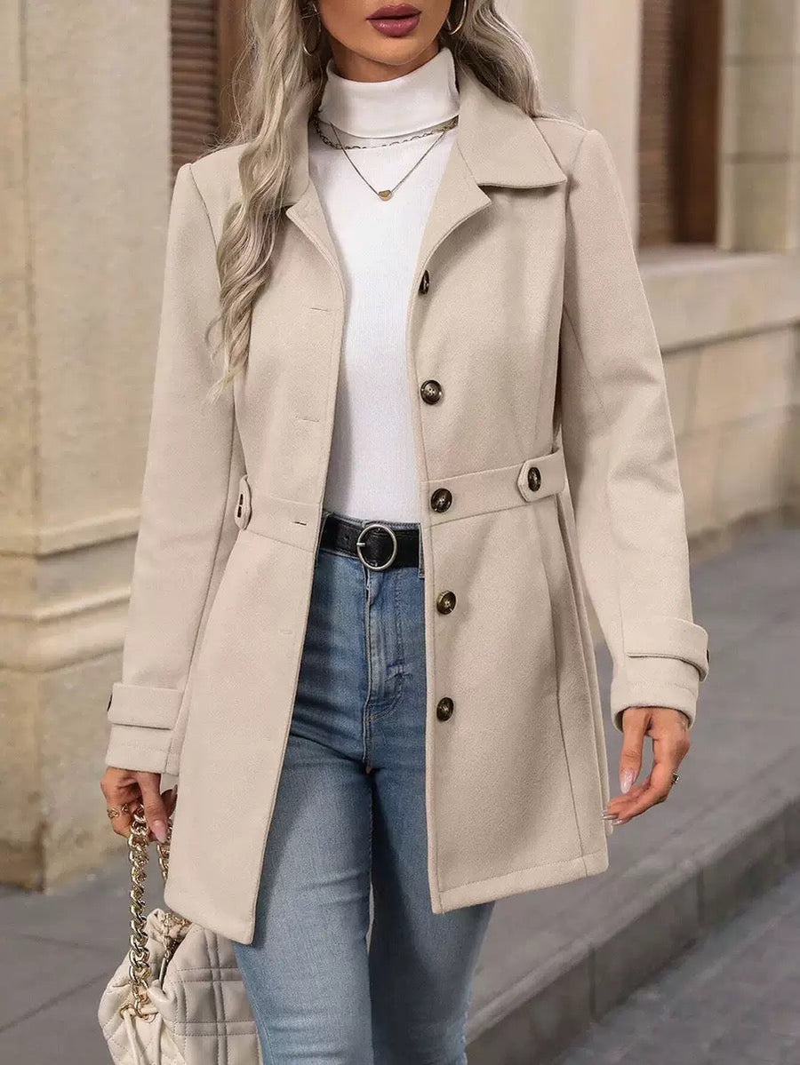 Elara Chic Trench Coat