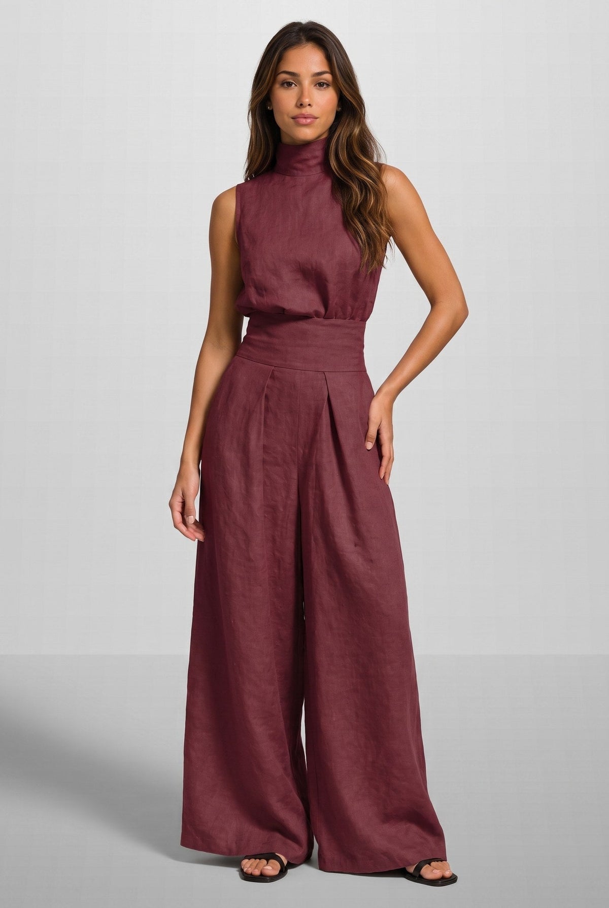 Laia™ Linen Blend Two-Piece Set