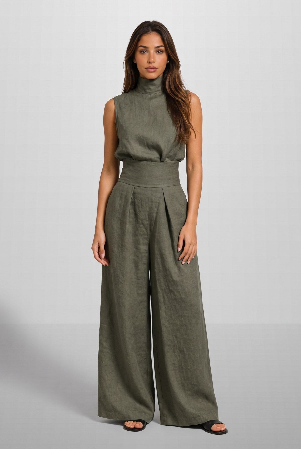 Laia™ Linen Blend Two-Piece Set