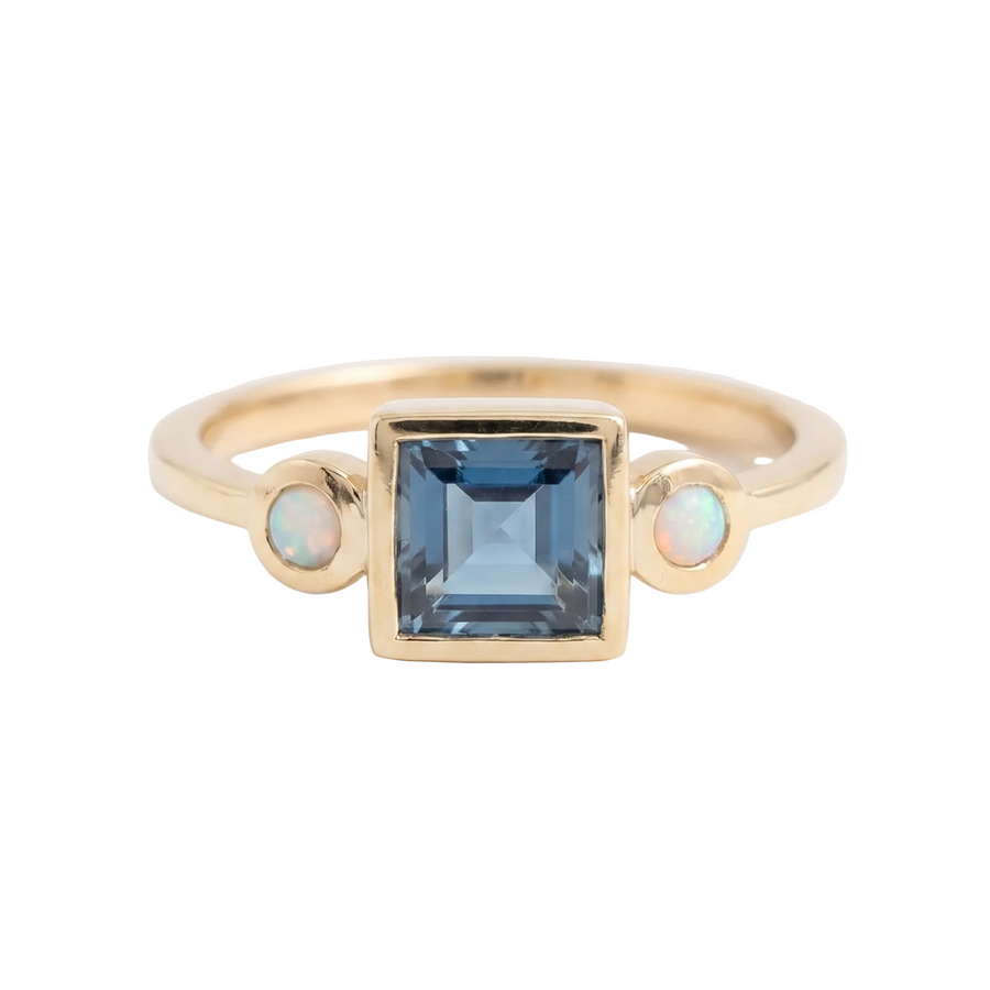 Emilia™ Vintage Blue Crystal Ring