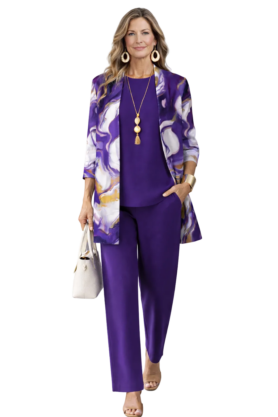 Amelia Purple 3-Piece Set