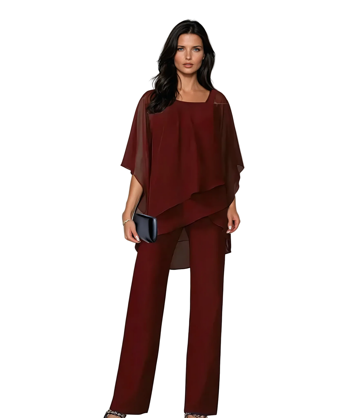 Elegant Flow Wide-Leg Pants Set