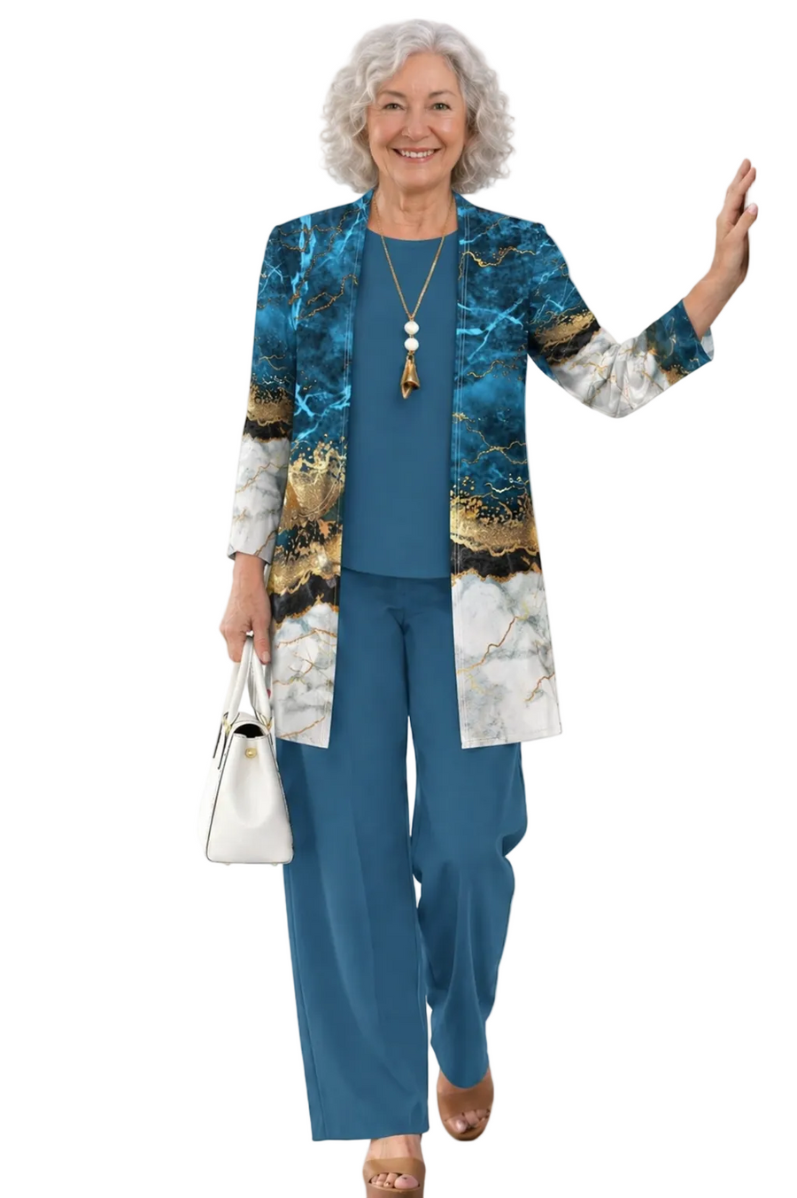 Azure Elegance 3-Piece Set