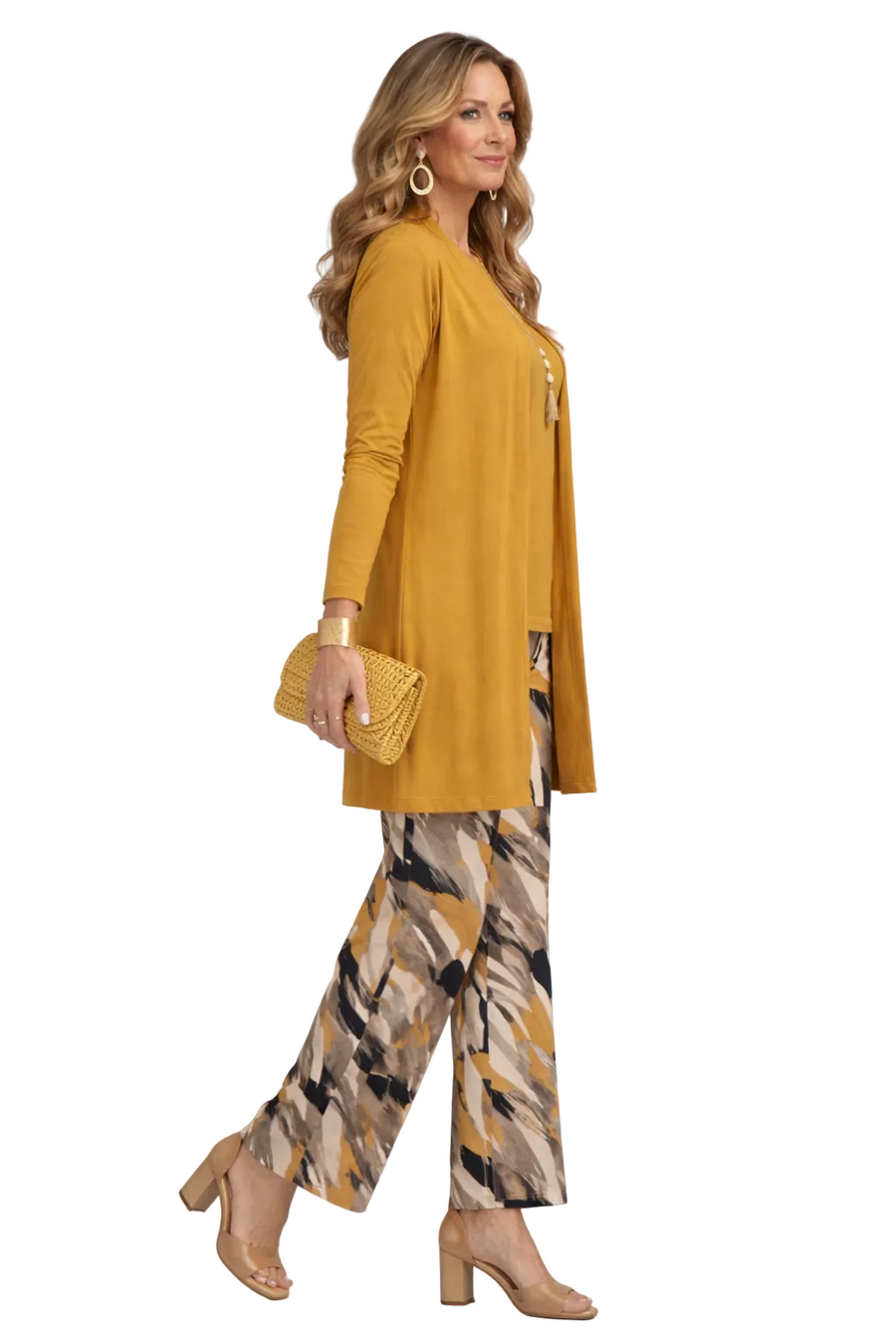 Mustard Yellow Chic Women’s 3-Piece Set