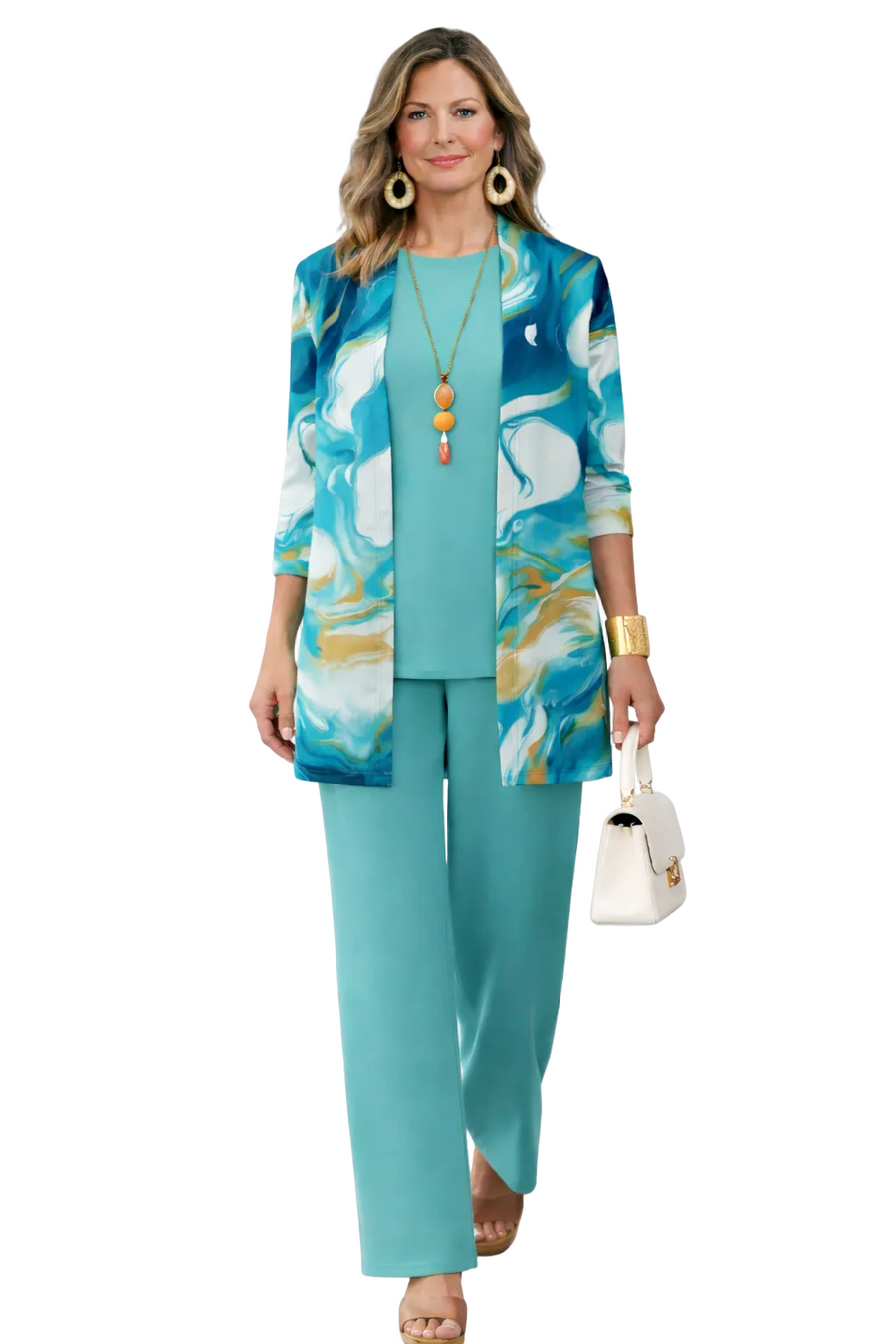 Elegant Turquoise 3-Piece Set