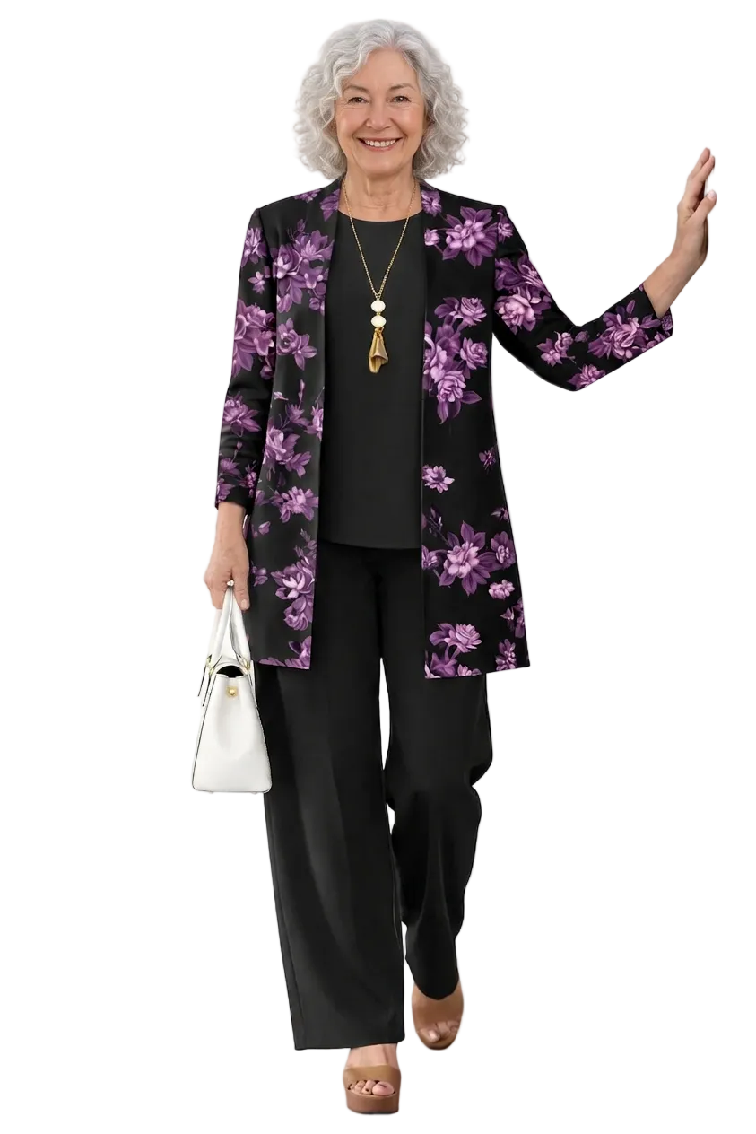 Amethyst Bloom 3-Piece Set