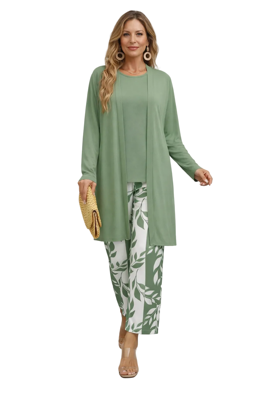Elegant 3-Piece Green Set
